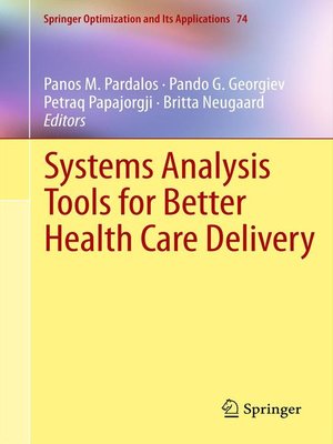 cover image of Systems Analysis Tools for Better Health Care Delivery